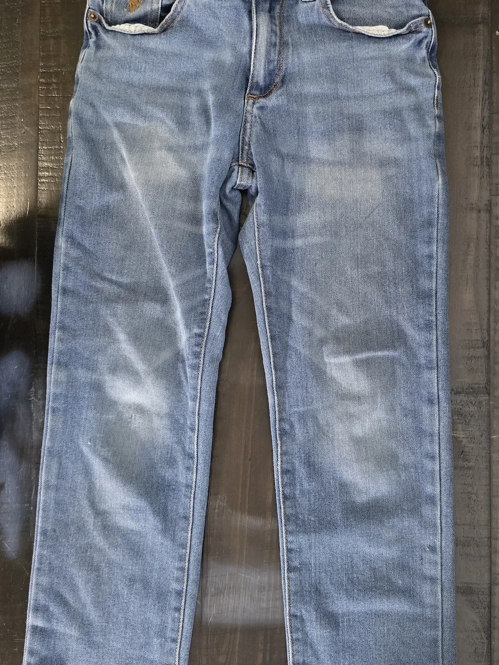 U.S. Polo Assn. Light Blue Kids Jeans with Embroidered Pony